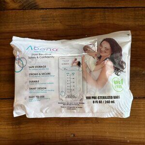 SEALED 100 Count Abana Breast Milk Storage Bags